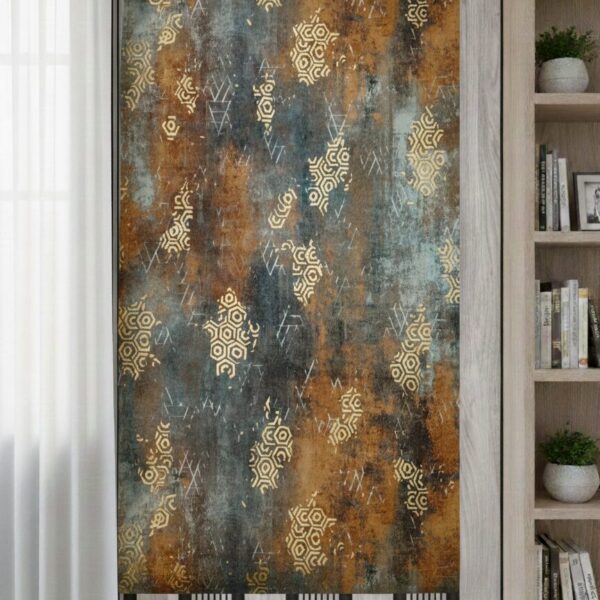 Wallpaper For Wall Living Room PVC Coated Washable Wallpaper Bedroom Wallpaper Kacper Wallpaper Multi Colour Under Rupees 350/-