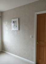 Wallpaper For Wall Living Room PVC Coated Washable Wallpaper Bedroom Wallpaper Kacper Wallpaper Silver Colour Under Rupees 350/-