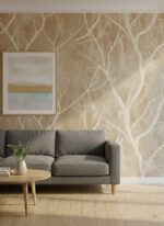 Wallpaper For Wall Living Room PVC Coated Washable Wallpaper Bedroom Wallpaper Kacper Wallpaper Golden Colour Under Rupees 350/-
