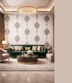 Wallpaper For Wall Living Room PVC Coated Washable Wallpaper Bedroom Wallpaper Kacper Wallpaper Grey Colour Under Rupees 350/-