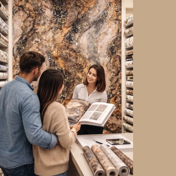 Wallpaper For Wall Living Room PVC Coated Washable Wallpaper Bedroom Wallpaper Kacper Wallpaper Rose Gold Colour Under Rupees 350/-