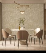 Wallpaper For Wall Living Room PVC Coated Washable Wallpaper Bedroom Wallpaper Kacper Wallpaper Cream Colour Under Rupees 350/-