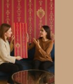 Wallpaper For Wall Living Room PVC Coated Washable Wallpaper Bedroom Wallpaper Kacper Wallpaper Pink Colour Under Rupees 350/-