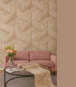 Wallpaper For Wall Living Room PVC Coated Washable Wallpaper Bedroom Wallpaper Kacper Wallpaper Golden Colour Under Rupees 350/-