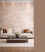 Wallpaper For Wall Living Room PVC Coated Washable Wallpaper Bedroom Wallpaper Kacper Wallpaper Baby Pink Colour Under Rupees 350/-
