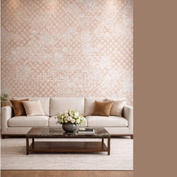 Wallpaper For Wall Living Room PVC Coated Washable Wallpaper Bedroom Wallpaper Kacper Wallpaper Baby Pink Colour Under Rupees 350/-