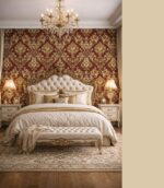 Wallpaper For Wall Living Room PVC Coated Washable Wallpaper Bedroom Wallpaper Kacper Wallpaper Brown And Golden Colour Under Rupees 350/-