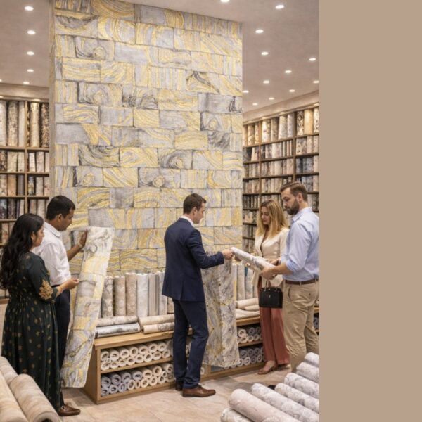 Wallpaper For Wall Living Room PVC Coated Washable Wallpaper Bedroom Wallpaper Kacper Wallpaper Golden Colour Under Rupees 350/-