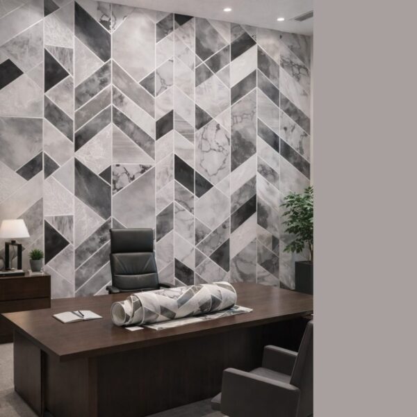 Wallpaper For Wall Living Room PVC Coated Washable Wallpaper Bedroom Wallpaper Kacper Wallpaper Grey Colour Under Rupees 350/-