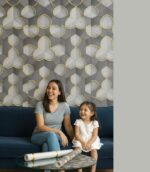 Wallpaper For Wall Living Room PVC Coated Washable Wallpaper Bedroom Wallpaper Kacper Wallpaper Grey  Colour Under Rupees 350/-