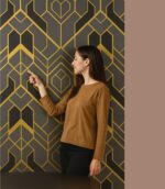 Wallpaper For Wall Living Room PVC Coated Washable Wallpaper Bedroom Wallpaper Kacper Wallpaper Black Colour Under Rupees 350/-