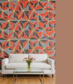 Wallpaper For Wall Living Room PVC Coated Washable Wallpaper Bedroom Wallpaper Kacper Wallpaper Red Colour Under Rupees 350/-