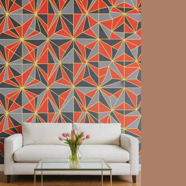 Wallpaper For Wall Living Room PVC Coated Washable Wallpaper Bedroom Wallpaper Kacper Wallpaper Red Colour Under Rupees 350/-