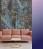 Wallpaper For Wall Living Room PVC Coated Washable Wallpaper Bedroom Wallpaper Kacper Wallpaper Multi Blue Colour Under Rupees 350/-