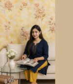 Wallpaper For Wall Living Room PVC Coated Washable Wallpaper Bedroom Wallpaper Kacper Wallpaper Golden Colour Under Rupees 350/-